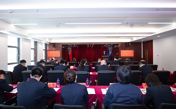九州体育-九州体育（中国）召开党委理论学习中心组（扩大）三月学习会暨党支部书记述职评议会